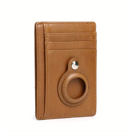 RFID Blocking Card Holder With AirTag Men's Wallet Slim & Stylish