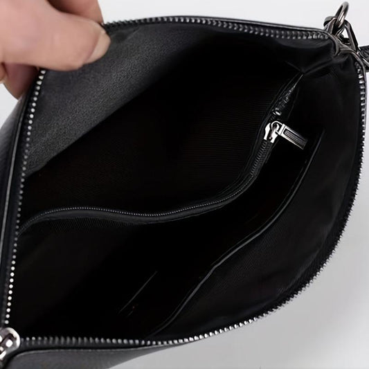 Men's Deer Pattern Handbag Large Capacity Clutch Bag