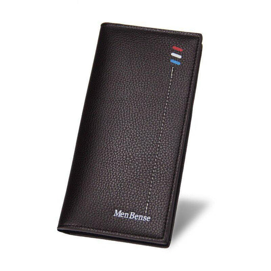 Men's Long Wallet Magnetic Buckle Envelope Large Capacity