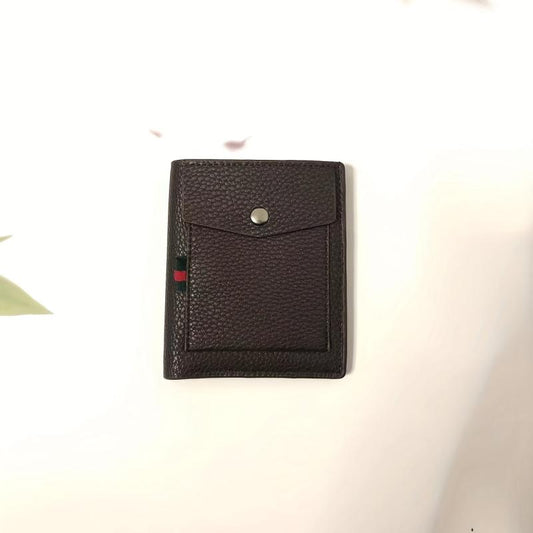 Men's Vertical Coin Purse Youth Ultra thin Small Wallet