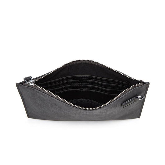 Men's Crazy Horse Leather Clutch Bag Waterproof Business Card Holder