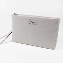 Men's Clutch Wallet Zipper Money Phone Coin Purse Leather Bag