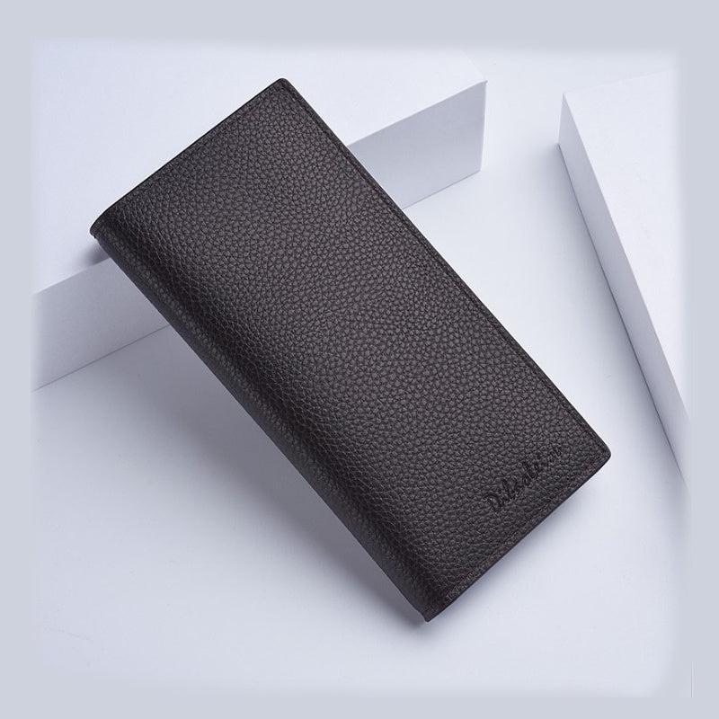 Men's Long Vintage PU Leather Wallet