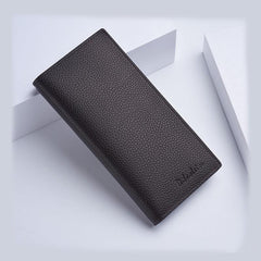 Men's Long Vintage PU Leather Wallet