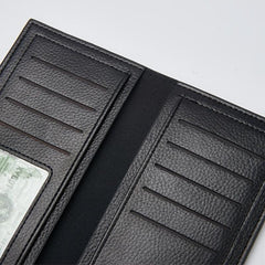 Men's Long Vintage PU Leather Wallet