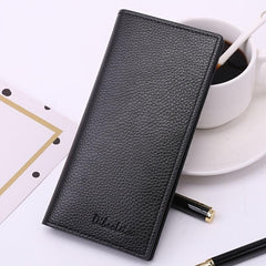 Men's Long Vintage PU Leather Wallet