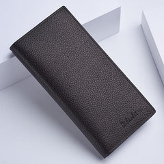 Men's Long Vintage PU Leather Wallet