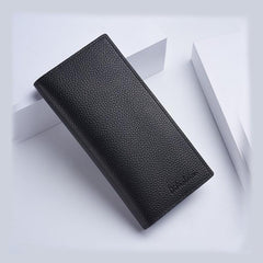 Men's Long Vintage PU Leather Wallet
