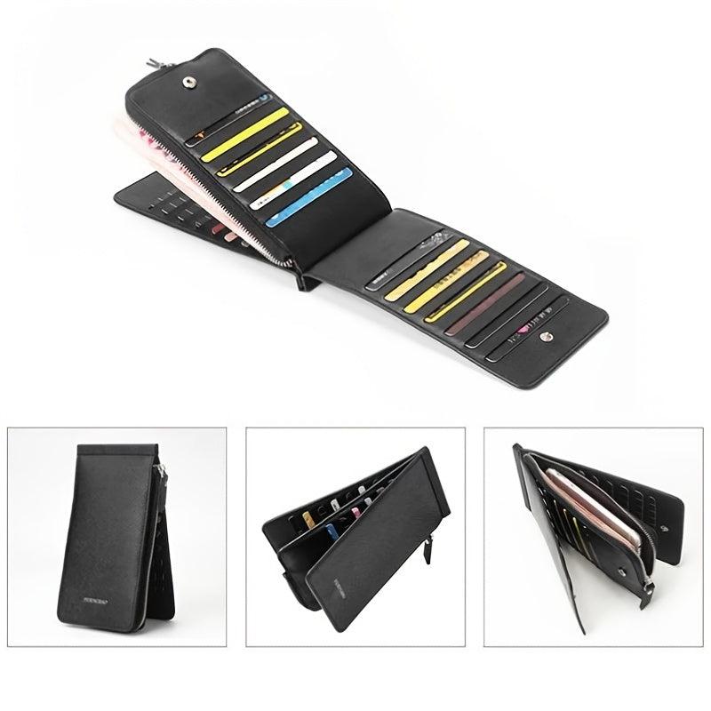 Men's Casual Card Holder Wallet with Multiple Functions