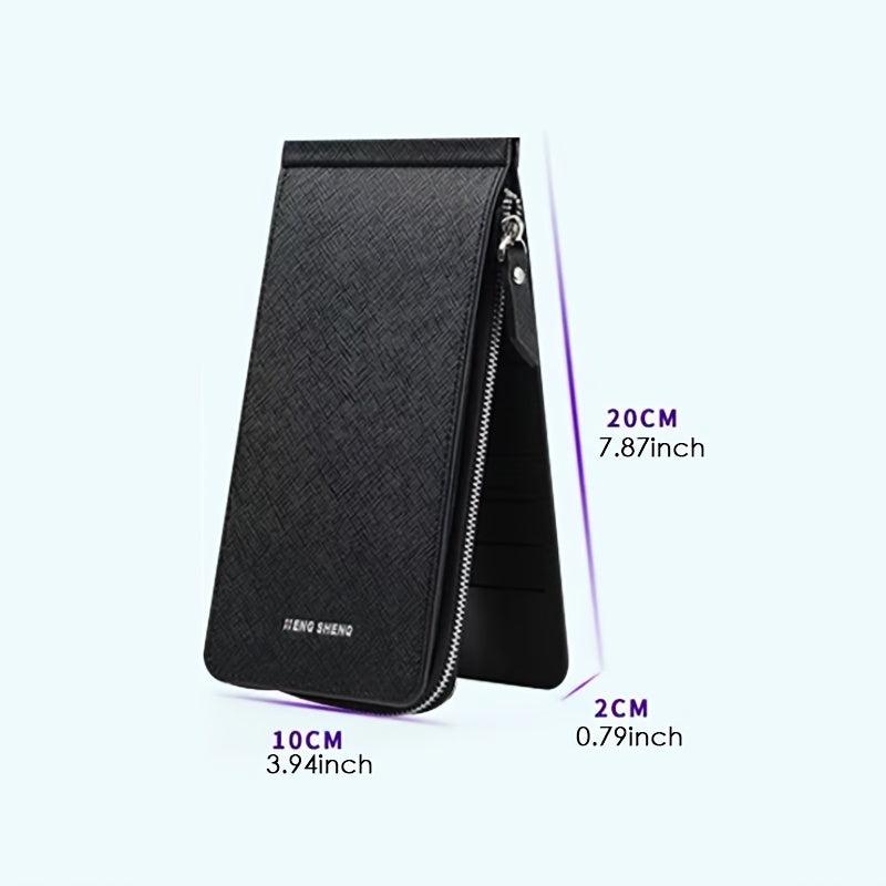 Men's Casual Card Holder Wallet with Multiple Functions