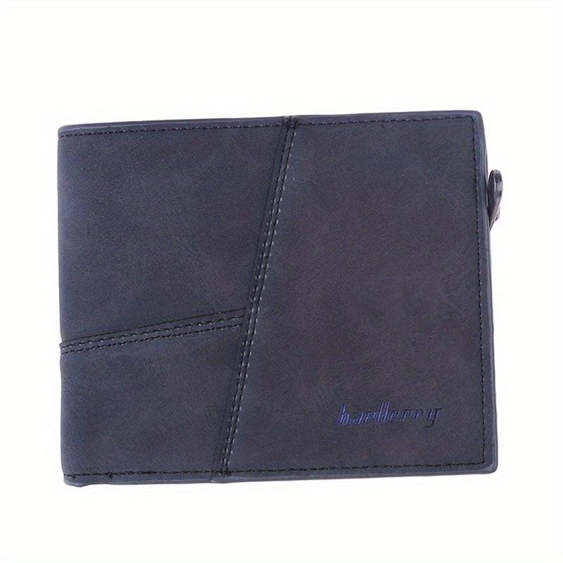 Men's Zipper Wallet Card Holder Coin Purse Vertical Horizontal