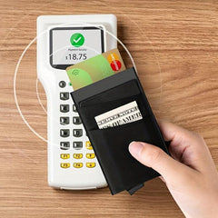 RFID Blocking Men's Business Card Wallet Pop Up Credit Card Holder