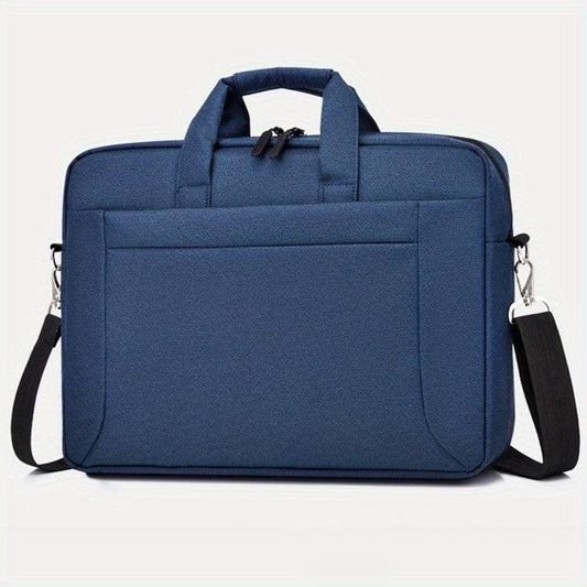Large Capacity Men's Briefcase with Multiple Zipper Colors