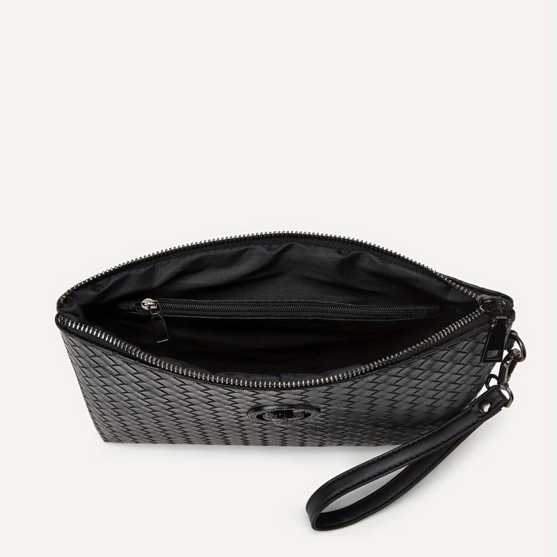 High end PU Leather Handbag Men's Envelope Bag Clutch Business Briefcase