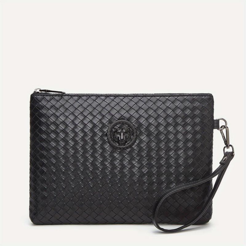 High end PU Leather Handbag Men's Envelope Bag Clutch Business Briefcase