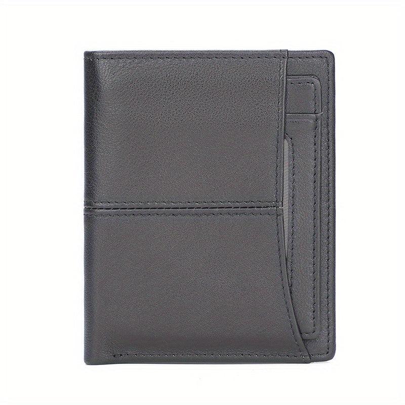 Men's RFID Blocking Leather Short Wallet
