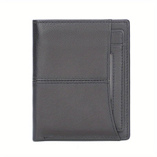 Men's RFID Blocking Leather Short Wallet