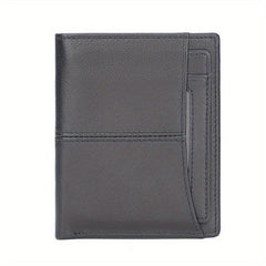 Men's RFID Blocking Leather Short Wallet