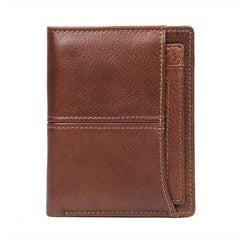Men's RFID Blocking Leather Short Wallet