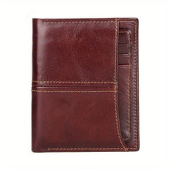 Men's RFID Blocking Leather Short Wallet