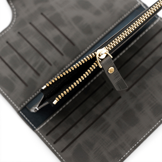Men's Leather Hasp Handbag Large Capacity Wallet Clutch Bag