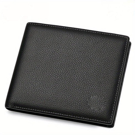 Men's Casual PU Leather Bifold Wallet
