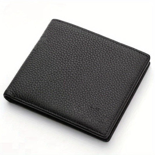 Men's Casual PU Leather Bifold Wallet