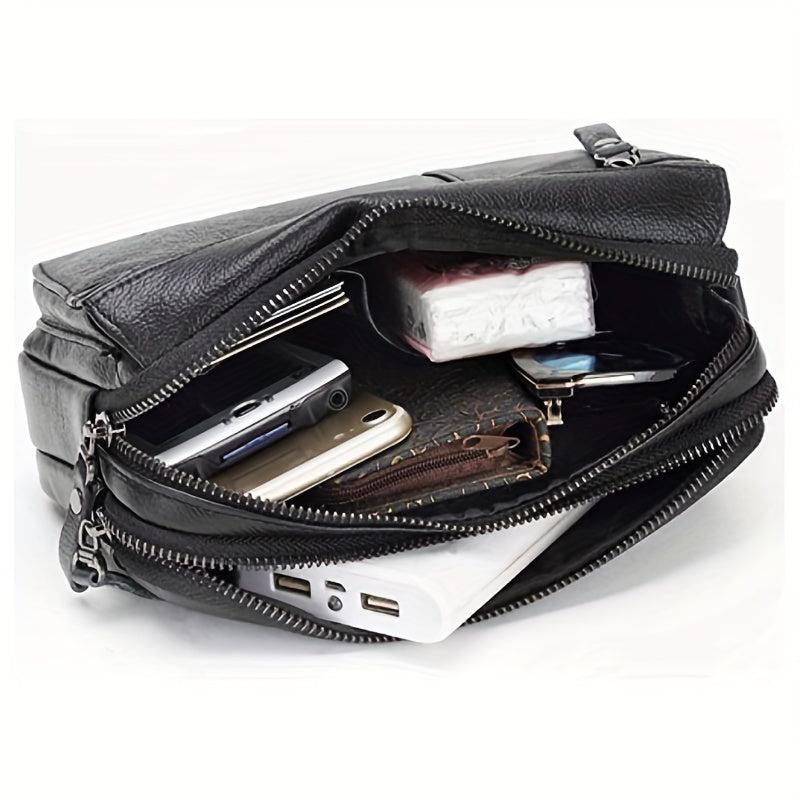 Men's Leather Clutch Purse Wallet Men Wrist Bag Business Men's Bag