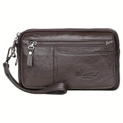 Men's Leather Clutch Purse Wallet Men Wrist Bag Business Men's Bag
