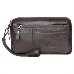 Men's Leather Clutch Purse Wallet Men Wrist Bag Business Men's Bag