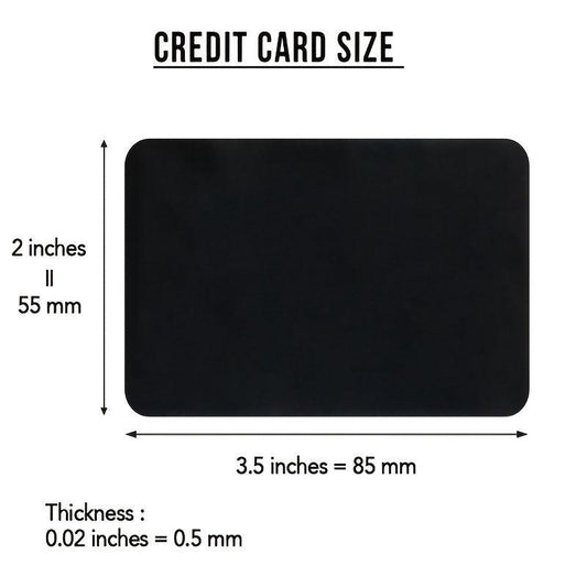 I Love You Engraved Aluminum Wallet Insert Card Romantic Gift