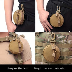 Multifunctional Key Bag Tactical Hanging Bag Portable Molle Pouch