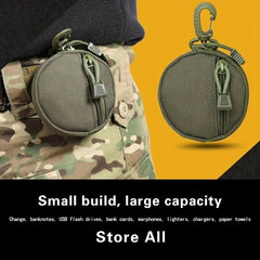 Multifunctional Key Bag Tactical Hanging Bag Portable Molle Pouch