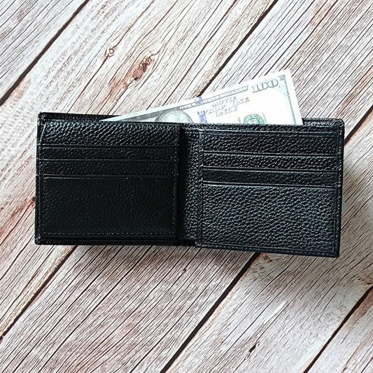 Men's RFID Blocking Wallet Leather ID Credit Card Holder