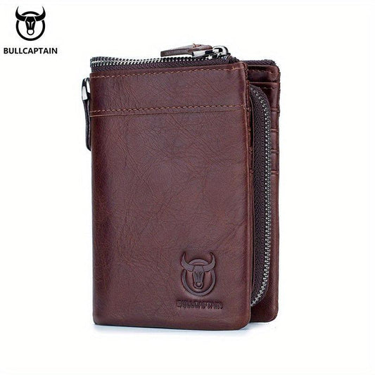 Leather Men's Wallet Retro Large Capacity Card Driver's Wallet