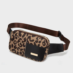 Leopard Pattern Chest Bag Fanny Pack Waist Bag Phone Bag