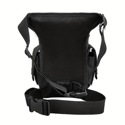 Solid Nylon Leg Bag Lightweight Convenient Waist Pack Outdoor Cycling