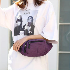 Canvas Sling Bag Women's Casual Chest Purse Travel Sports