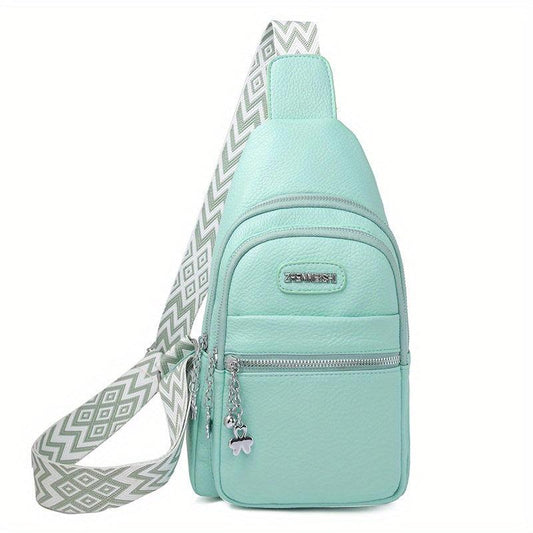 Vintage Crossbody Chest Bag Retro Sports Fitness Gym Sling Bag