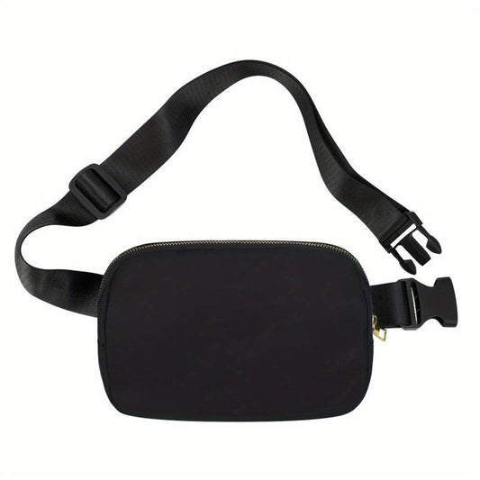 Adjustable Strap Belt Bag Fanny Pack Waterproof Zipper Crossbody Waist Bag
