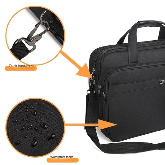 Large Capacity 17in 16in Computer Bag Briefcase - Waterproof Handbag