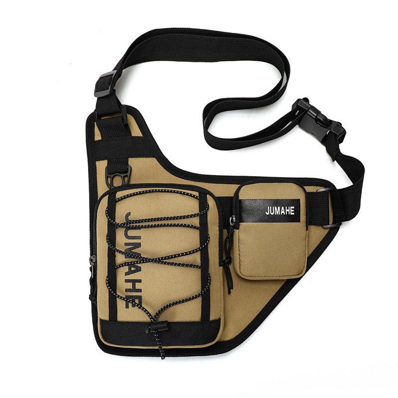 Tactical Hiking Running Bag w/ Detachable Pouch Camping Chest Bag