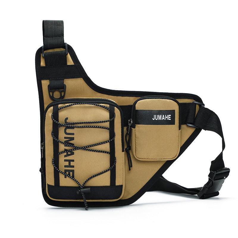 Tactical Hiking Running Bag w/ Detachable Pouch Camping Chest Bag