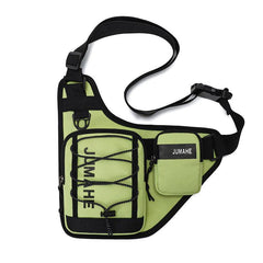 Tactical Hiking Running Bag w/ Detachable Pouch Camping Chest Bag