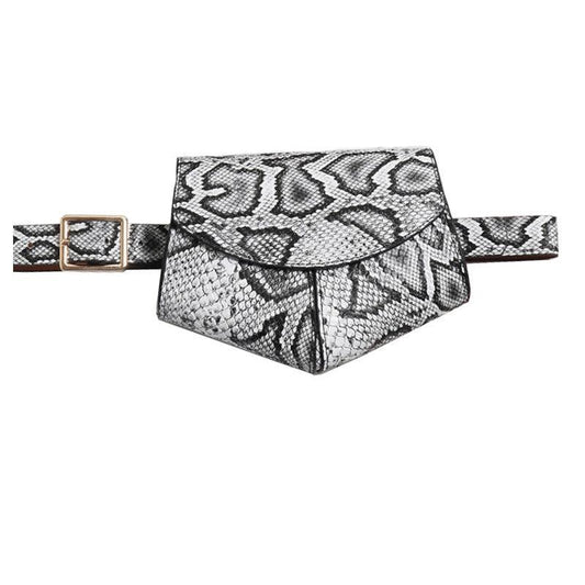 Flap Magnet Closure Belt Bag PU Leather Fanny Pack