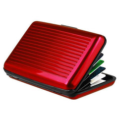 RFID Blocking Aluma Card Holder Anti Scan Wallet