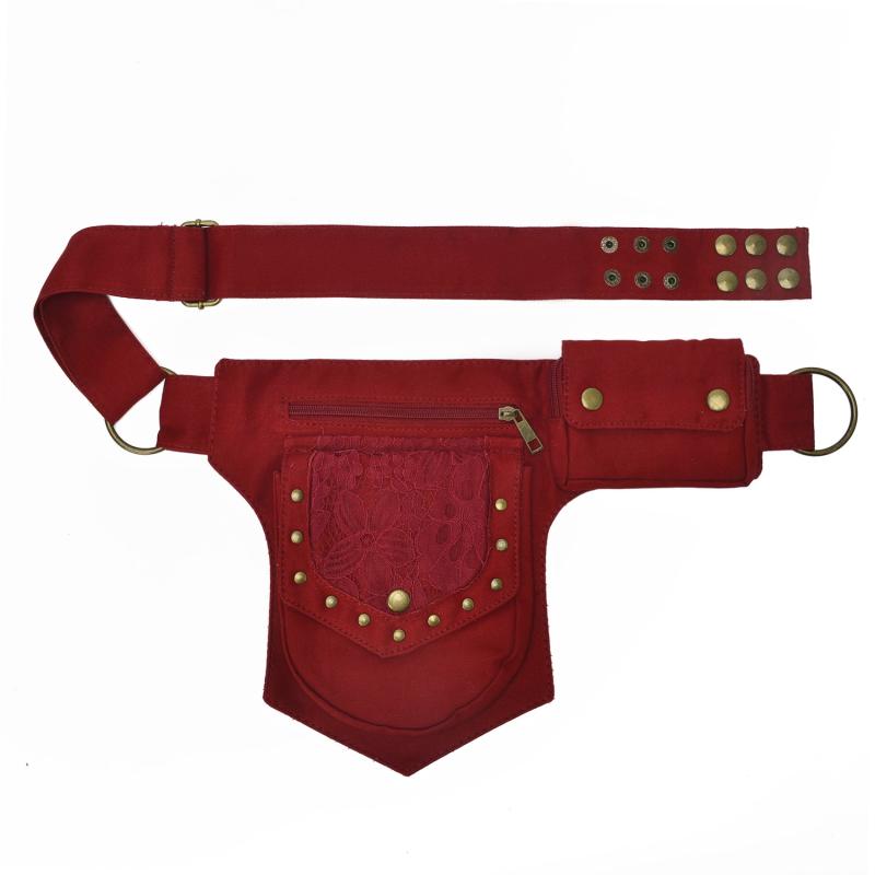 Gothic Thigh Drop Leg Bag Studded Outdoor Travel Phone Purse