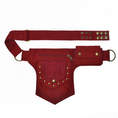 Gothic Thigh Drop Leg Bag Studded Outdoor Travel Phone Purse