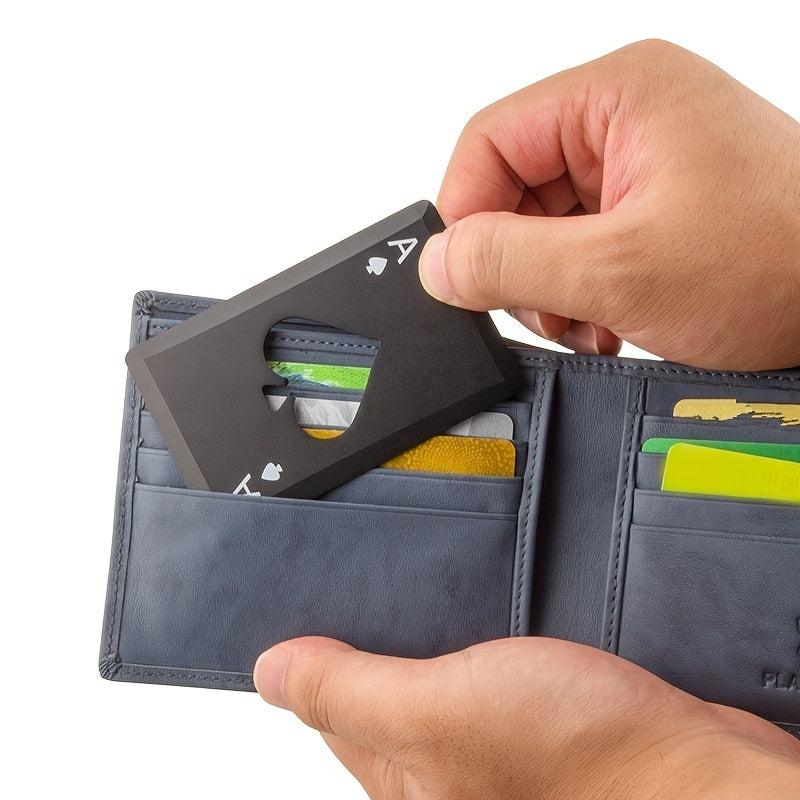 Outdoor Self Defense Wallet with Hidden Blade