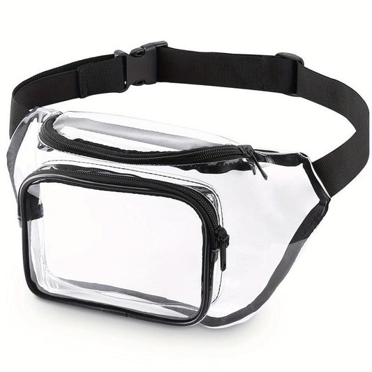 Clear Fanny Pack Stadium Approved Waterproof Durable Belt Bag